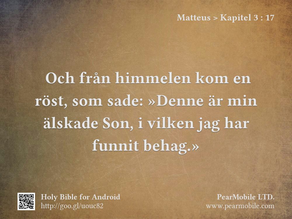 Matteus, Kapitel 3:17